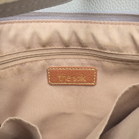 The Sak Gray Leather Satchel - Picture 2 of 9